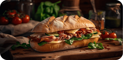 Fresh Delicious Vegs Sandwich